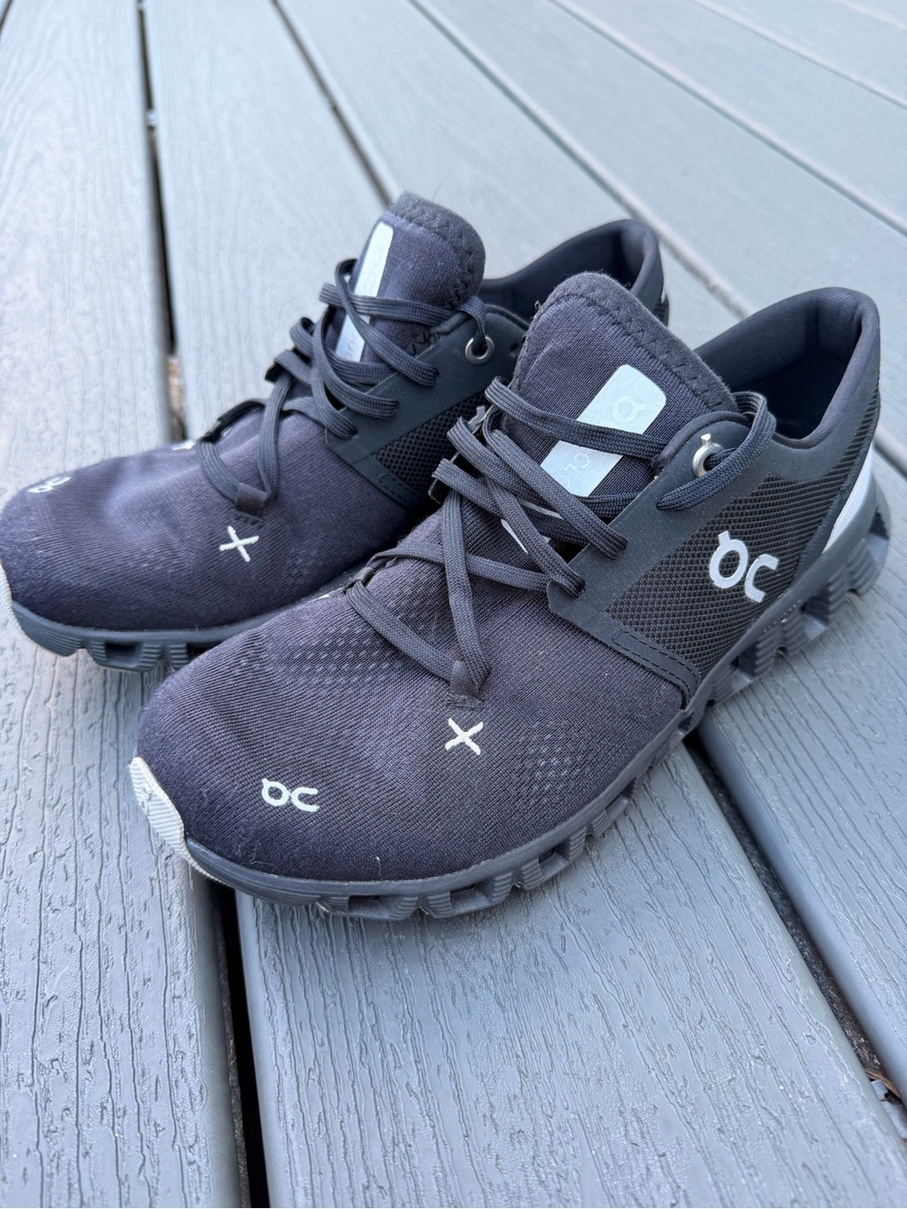 On Running Black Performance Knit Sneakers